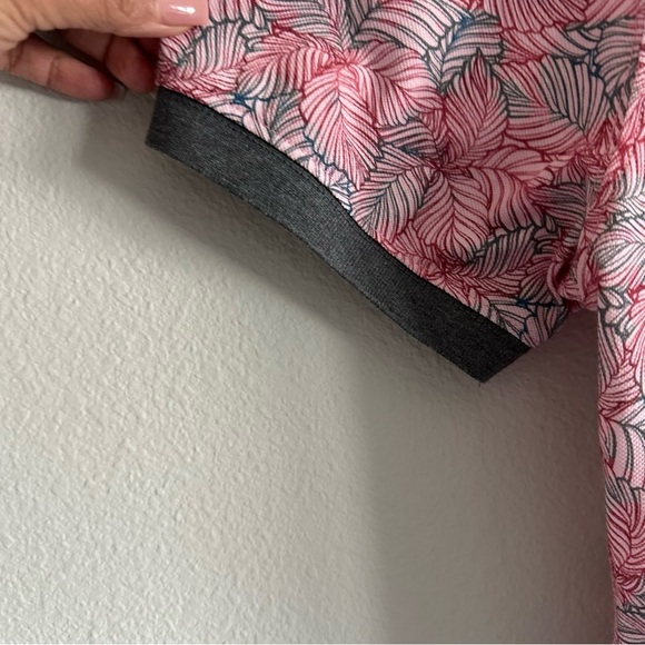 Neilson Creek Leaf Print Polo men’s - Picture 6 of 13